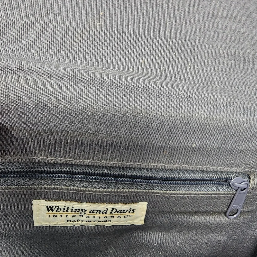 Whiting And Davis International White Metal Mesh Clutch Purse Crossbody‎ Bag VTG